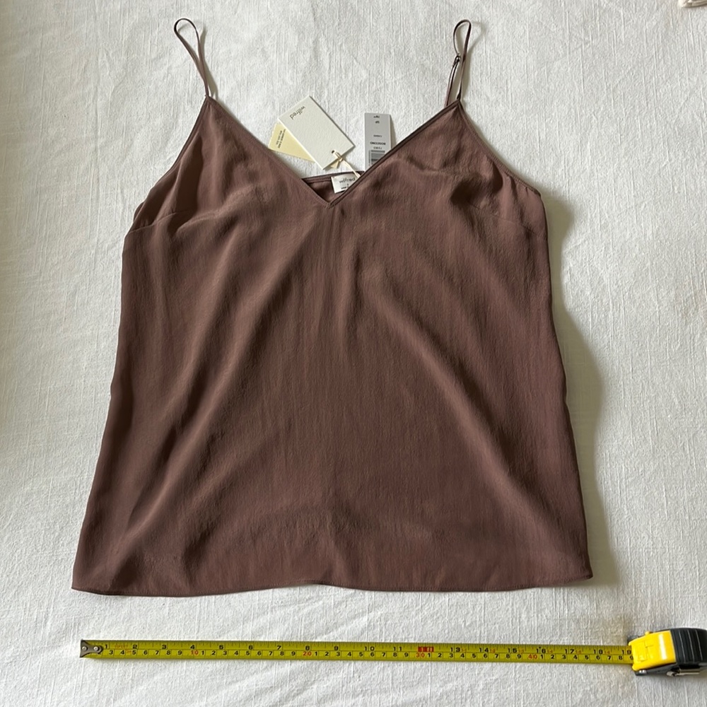 NWT Aritzia Boscono Silk Blouse